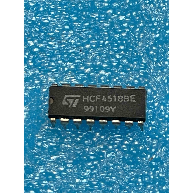 Double Compteur Décimal Synchrone HCF4518BE (Lot de 2)