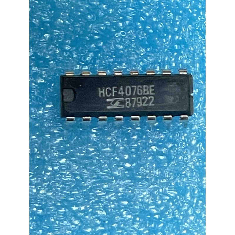Registre à 4 bits à sorties "Three-State" HCF4076BE (Lot de 2)