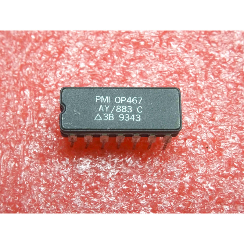 Amplificateur Opérationnel Quadruple Militaire OP467AY/883C