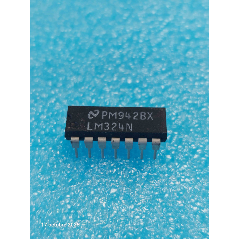 Lot de 2 Quadruples Amplificateurs Opérationnels LM324N