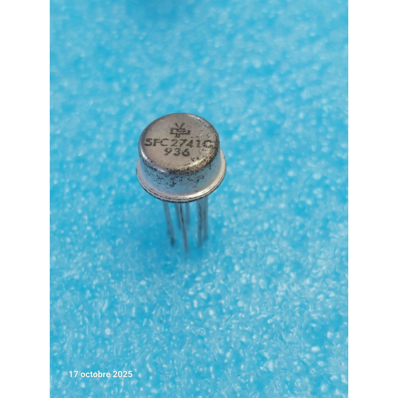 Amplificateur Opérationnel Standard SFC2741C (Boîtier TO99)