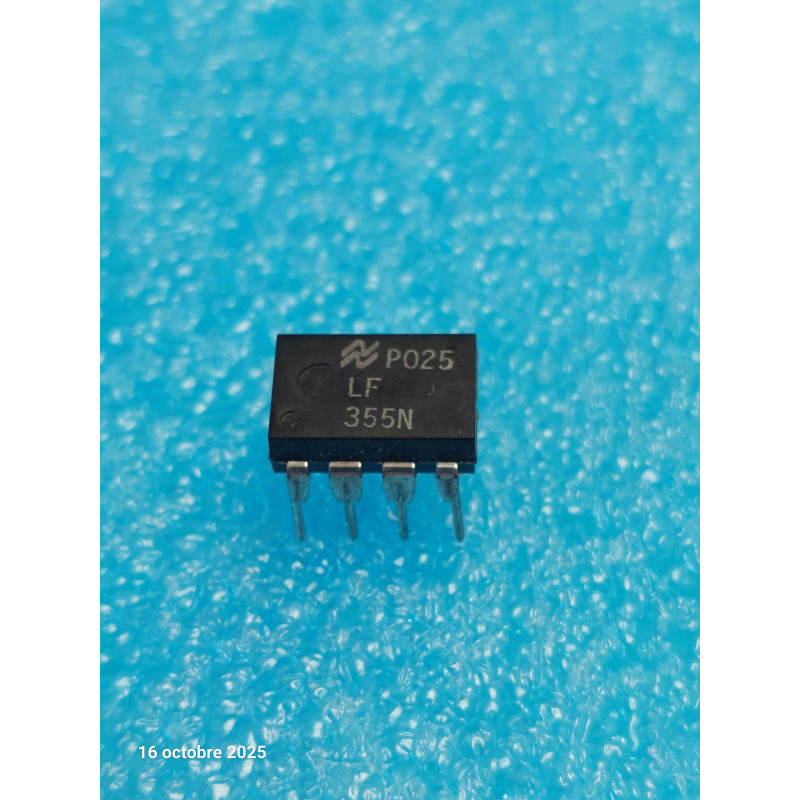 Lot de 2 Amplificateurs Opérationnels JFET Monolithiques LF355N