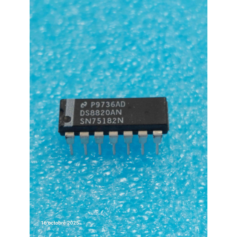 Double Récepteur de Ligne Différentiel SN75182N / DS8820AN