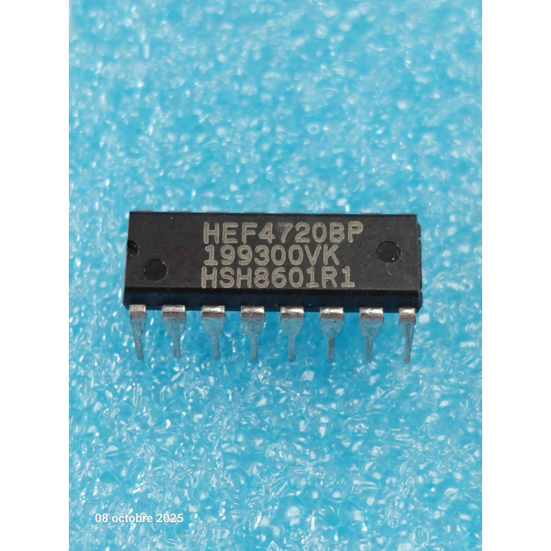 Mémoire RAM Statique CMOS 256 x 1-Bit HEF4720BP