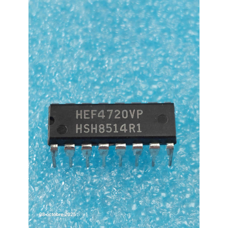Mémoire RAM Statique CMOS 256 x 1-Bit HEF4720VP