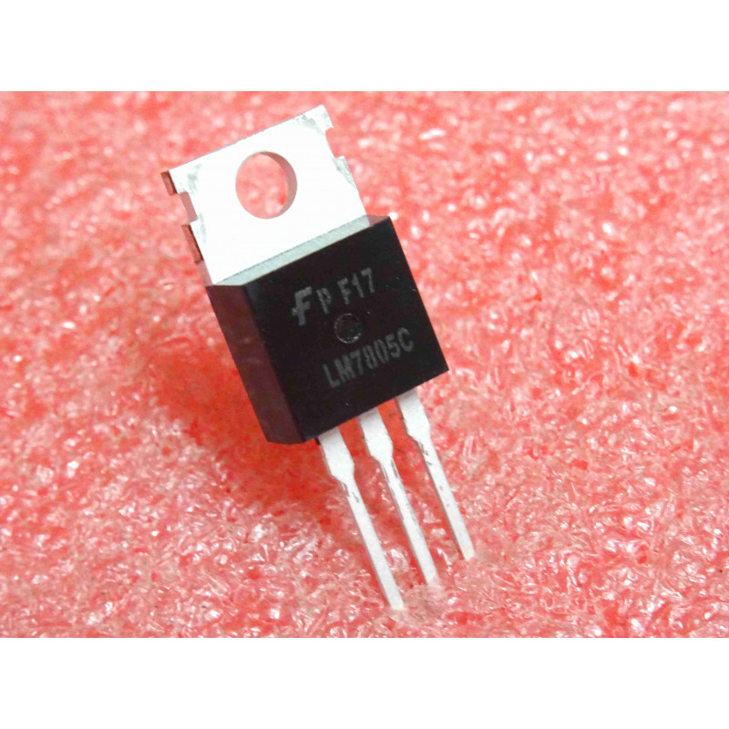 [LM7805] Lot de 2 : Régulateurs de Tension Positive +5V Fairchild LM7805C