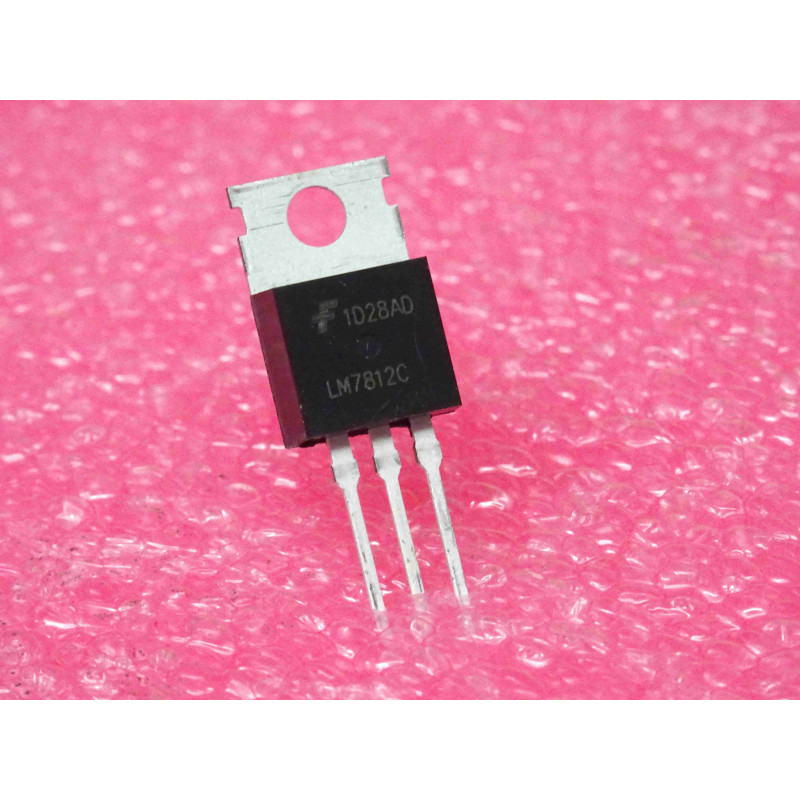 [LM7812CT] Lot de 2 Régulateurs de Tension Positive 12V / 1A LM7812C / LM7812CT