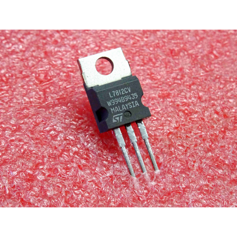 [L7812CV] Lot de 2 Régulateurs de Tension Positive 12V / 1.5A L7812CV