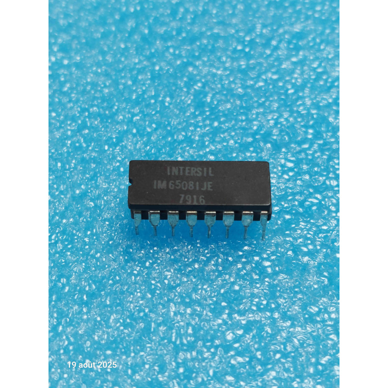 Mémoire RAM Statique CMOS Intersil IM6508IJE (Céramique Cerdip16)