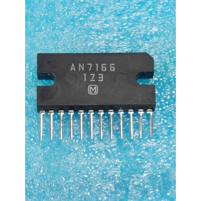 Amplificateur de Puissance Audio Stéréo / Double BTL Matsushita AN7166 (Boîtier SIL16 de Puissance)