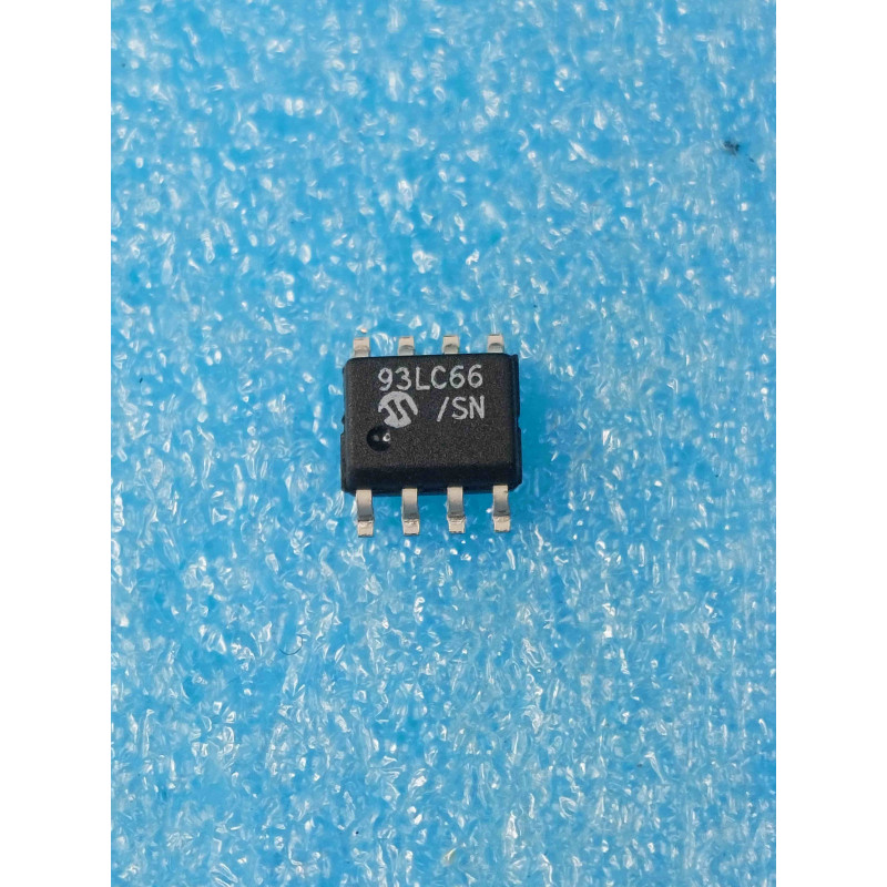Mémoire Morte EEPROM Microwire Série 4 Kbits Microchip 93LC66/SN
