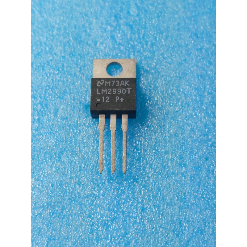 [LM2990t-12 p+] Régulateur de Tension Négative LDO -12V National Semiconductor LM2990T-12 (TO-220)