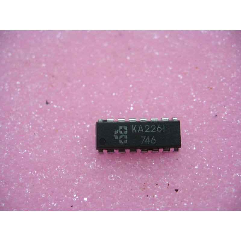 Décodeur Stéréo Multiplex (MPX) FM Samsung KA2261 (Boîtier DIP16, Lot de 2)