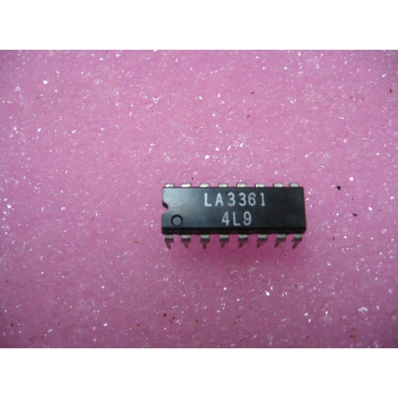 Décodeur Stéréo Multiplex (MPX) FM LA3361 (Boîtier DIP16)