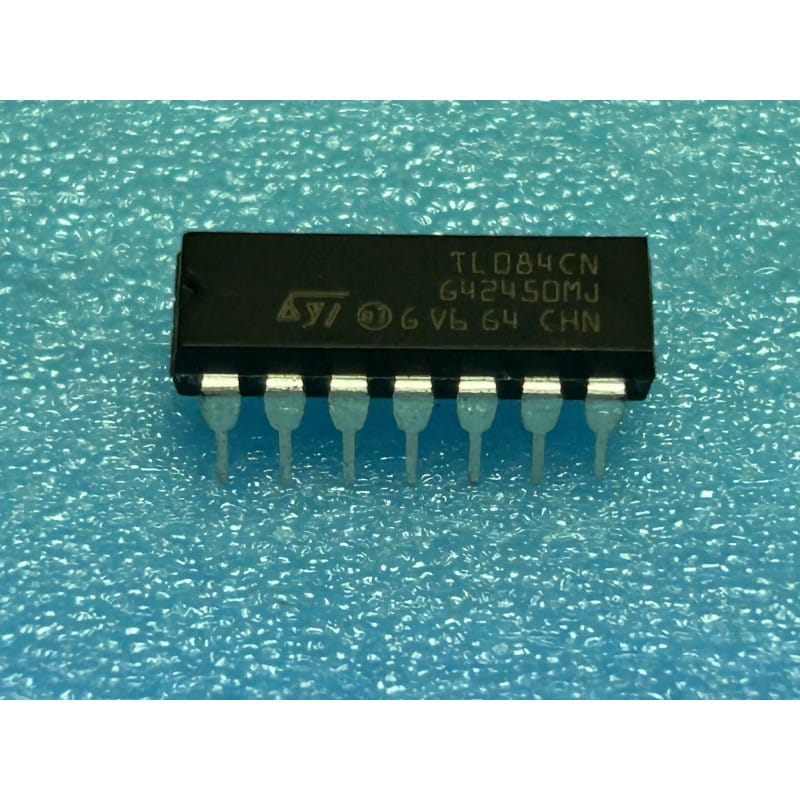 Quadruple Amplificateur Opérationnel à Entrées JFET Texas Instruments TL084CN (Lot de 2)