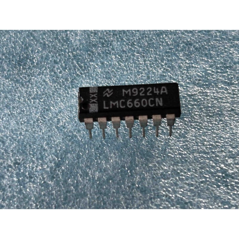 Quadruple Amplificateur Opérationnel CMOS National Semiconductor LMC660CN (Lot de 2)