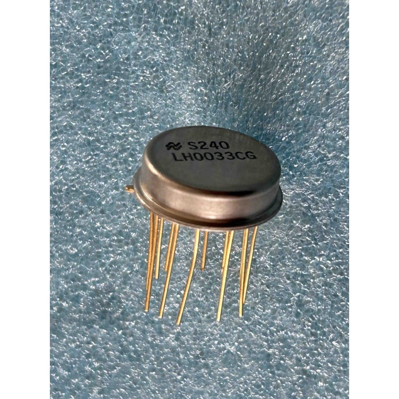 Tampon / Buffer JFET Ultra-Rapide National Semiconductor LH0033CG (Boîtier TO-8 Métallique)