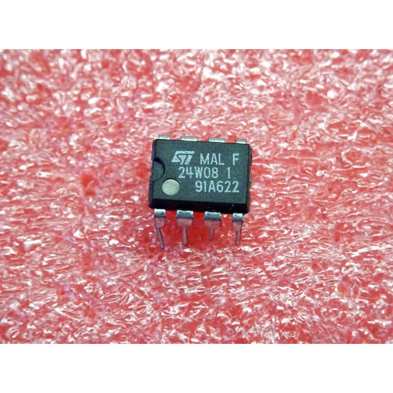 Mémoire EEPROM Série I²C 8 Kbits STMicroelectronics ST24W08