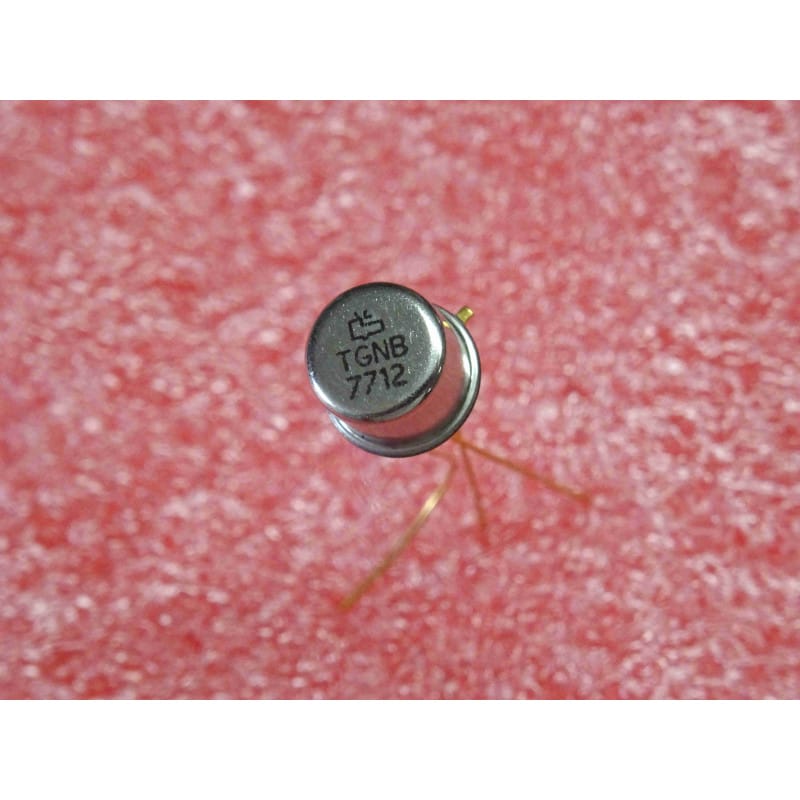 Lot de 3 : Transistors Unijonctions Programmables (PUT) Sescosem TGNB7712 (Boîtier Métallique TO-18 / Pattes Dorées)