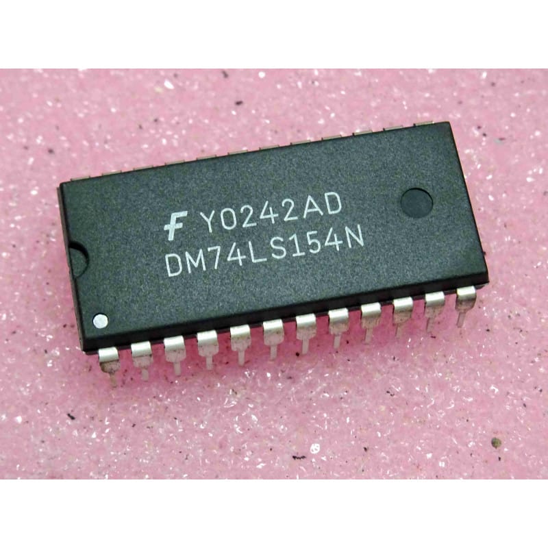Décodeur / Démultiplexeur 4 vers 16 Lignes National Semiconductor / Fairchild DM74LS154N