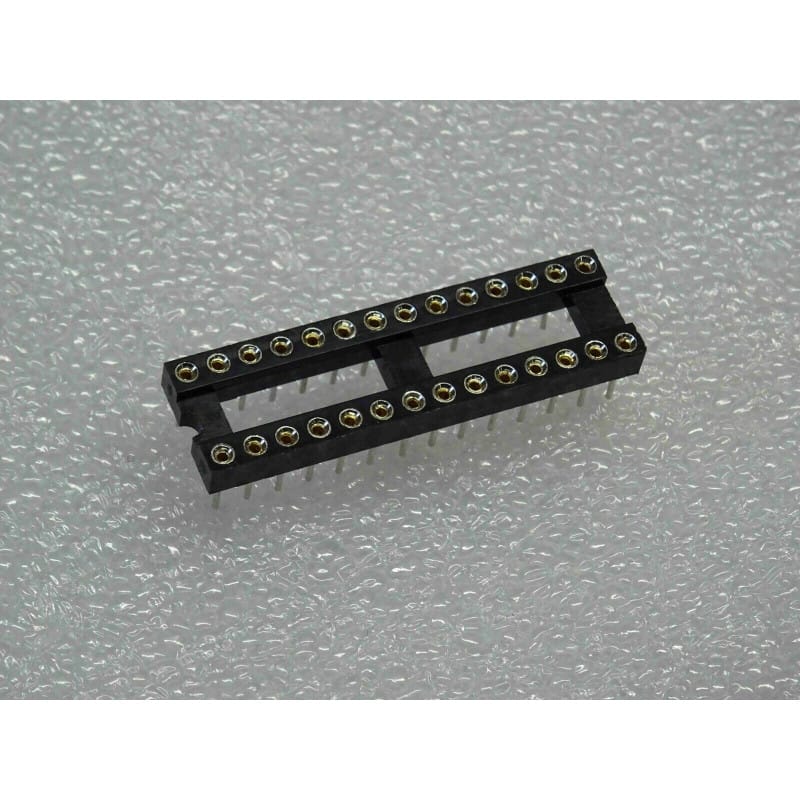 Lot de 5 Supports de Précision Tulipe 28 Contacts Étroit (Format DIP28 Étroit - 300 mil)