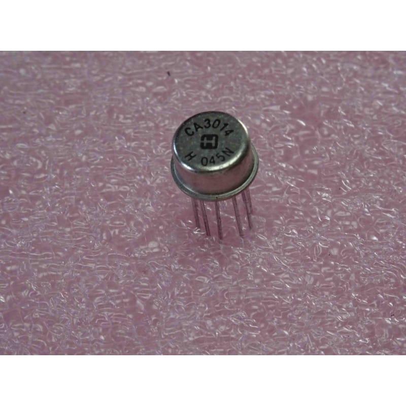 Discriminateur / Amplificateur FI Harris CA3014H (Boîtier Métallique TO-99)