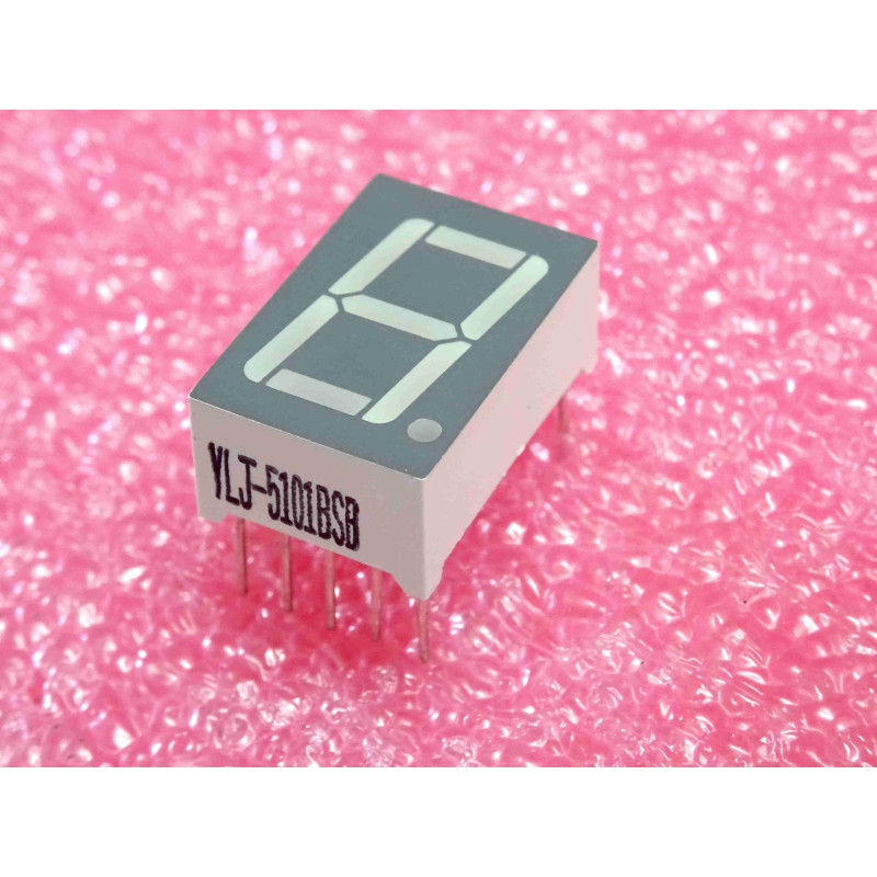 Afficheur 7 Segments LED Rouge 14.2mm - YLJ5101BSB