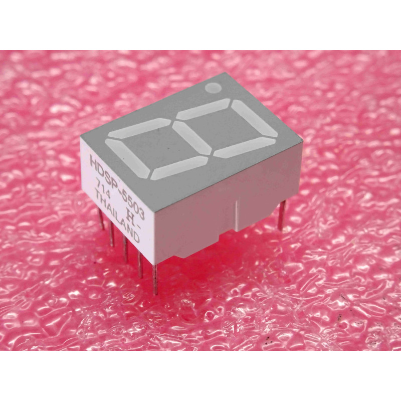 Afficheur 7 Segments LED Rouge 14.2mm - HP / Agilent HDSP-5503