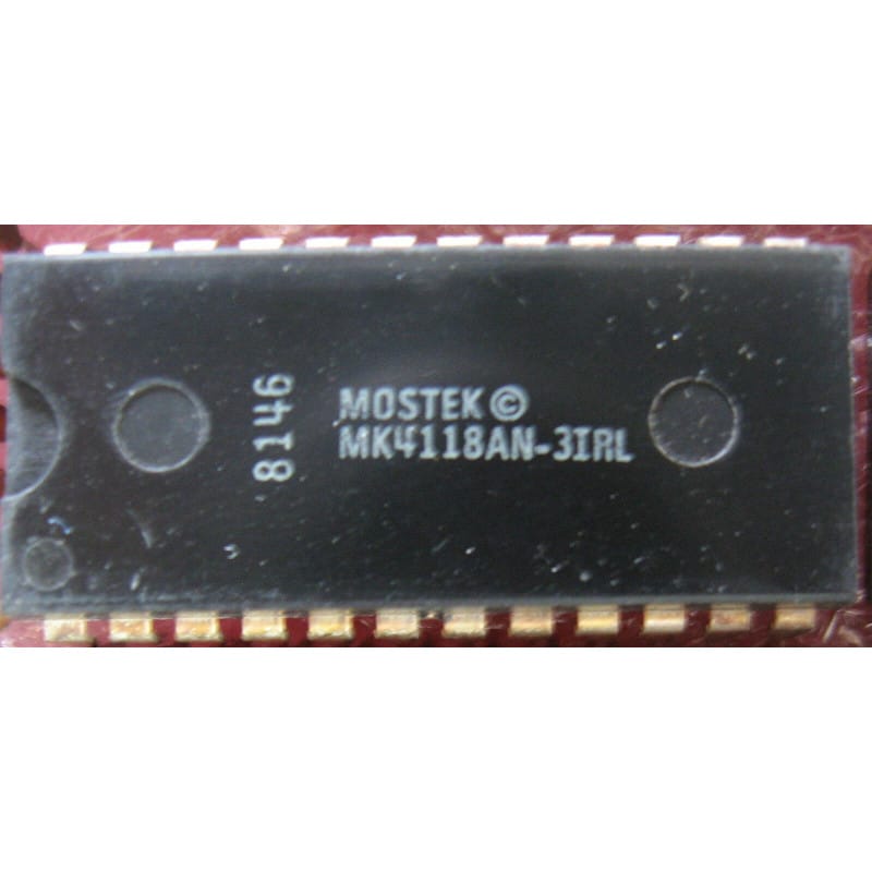 Mémoire RAM Statique (SRAM) Haute Fiabilité Mostek MK4118AN-3IRL