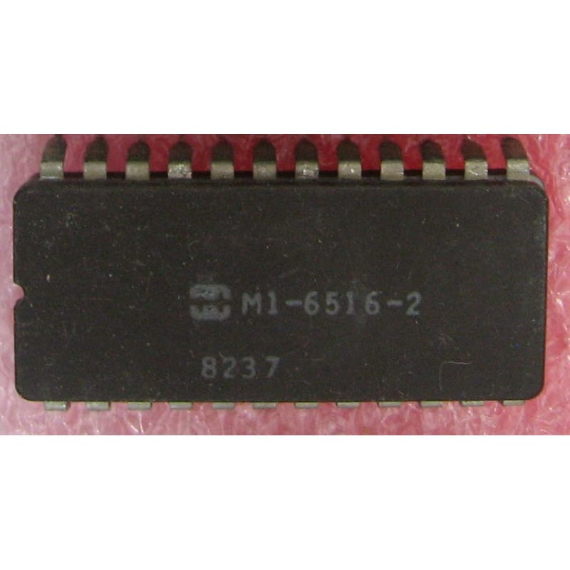 Mémoire RAM Statique CMOS Ultra-Faible Consommation Harris / Intersil M1-6516-2