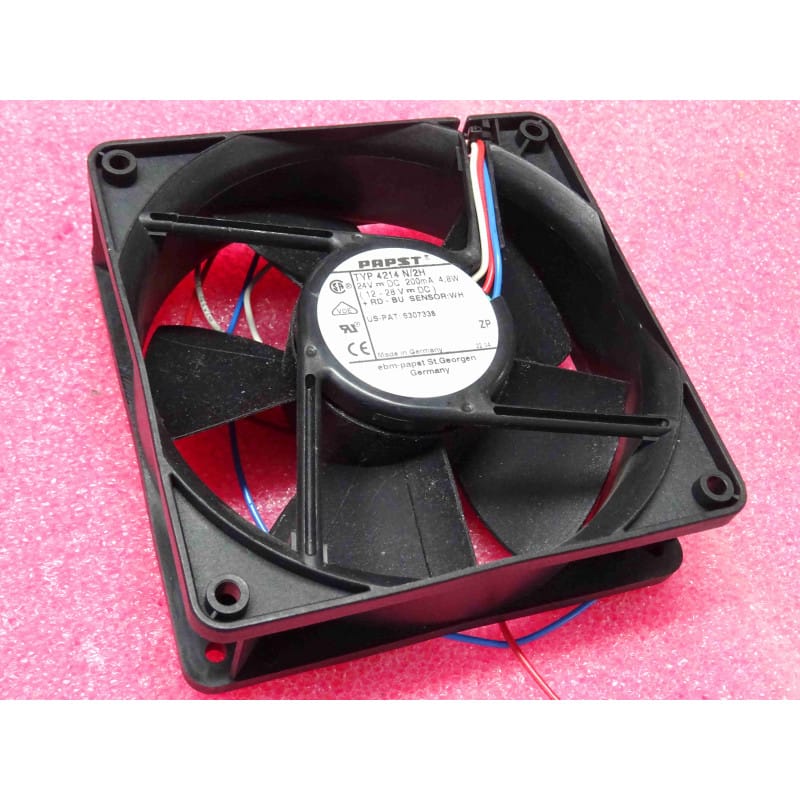 Ventilateur Industriel Papst 4214N/2H - 24V DC (120x120x38mm) - Haute Performance