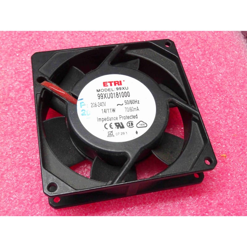 Ventilateur Industriel Etri 99XU0181000 - 208-240V AC (92x92x25mm)