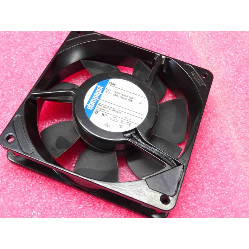 Ventilateur Industriel ebm-papst 9906 - 115V AC (120x120x25mm)