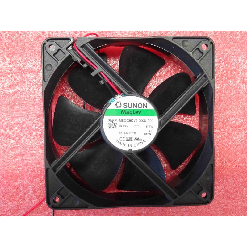 Ventilateur Industriel Haute Performance Sunon MEC0382V2 - 24V DC (120x120x38mm)