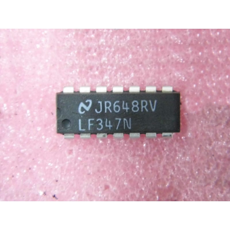 Lot de 2 Amplificateurs Opérationnels JFET Quadruples National Semiconductor LF347N
