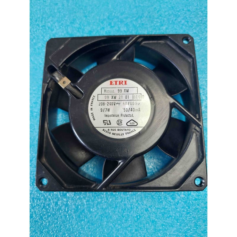 [99XW2181 000D] Ventilateur Industriel Etri 99XW2181 - 240V AC (90x90mm) - État : Comme Neuf