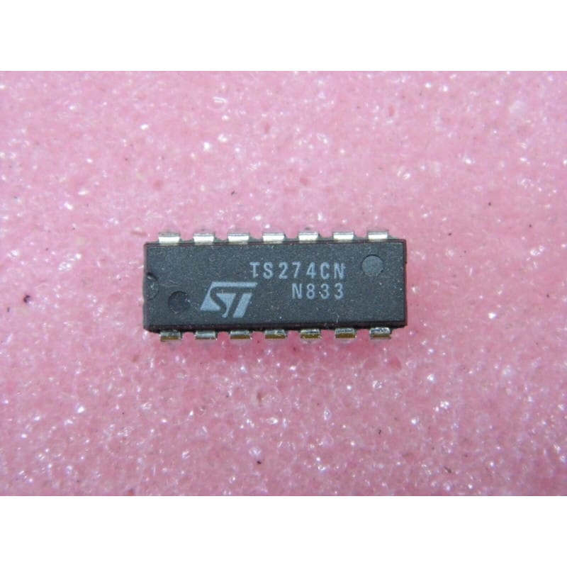 Quadruple Amplificateur Opérationnel CMOS Haute Précision TS274CN (Lot de 2)