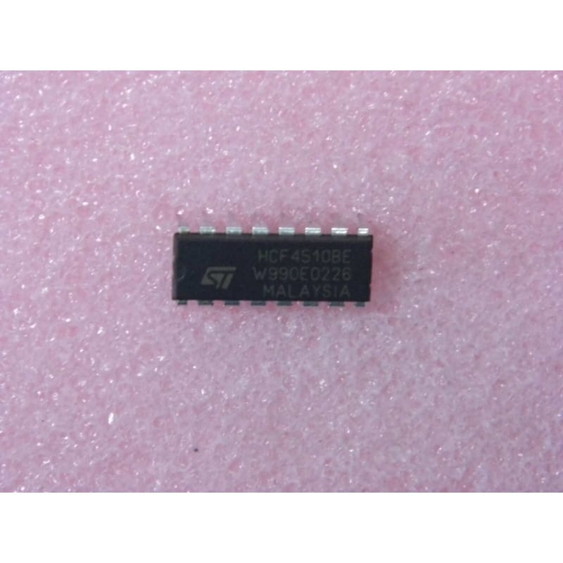 Lot de 4x IC HCF4510BE / HCF 4510 BE - Compteur / Décompteur Décimal Préchargeable CMOS