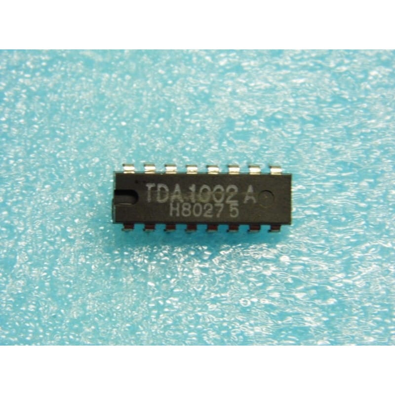 Lot de 2x IC TDA1002A / TDA 1002 A - Préamplificateur, Amplificateur d'Enregistrement et ALC pour Platine Cassette