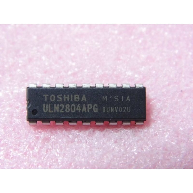 Lot x2 : ULN2804APG / ULN 2804 APG - Réseau de 8 Transistors Darlington Haute Tension / Fort Courant DIP-18