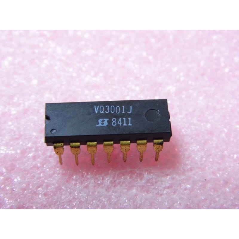 VQ3001J / VQ 3001 J - Réseau de Transistors MOSFET de Puissance N-Channel & P-Channel DIP-14 Céramique