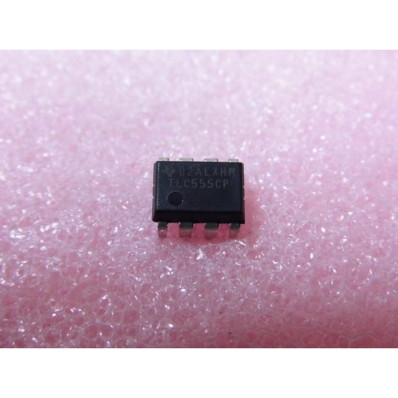 TLC555CP / TLC 555 CP - Circuit Intégré Temporisateur LinCMOS (Timer 555 Basse Consommation / High Speed) DIP-8