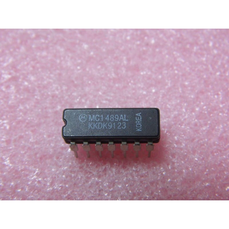 MC1489AL / MC 1489 AL - Quadruple Récepteur de Ligne RS-232 / EIA-232 CDIP-14