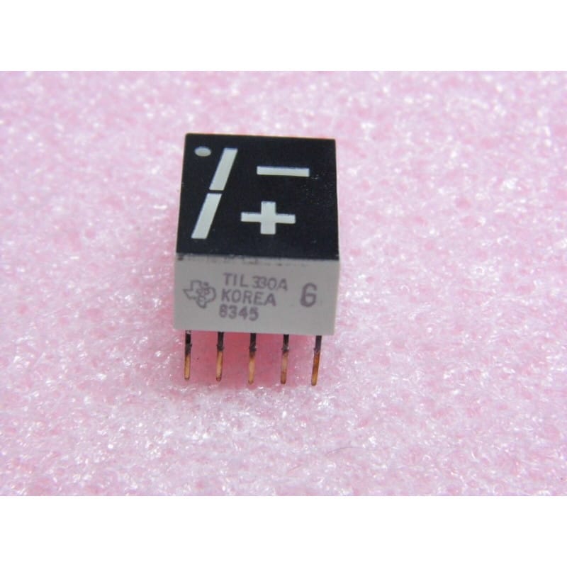 TIL330A / TIL 330 A - Afficheur 7 Segments LED Rouge Anode Commune