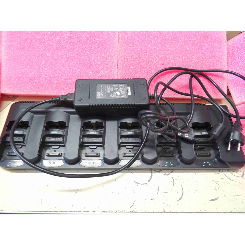 Chargeur multiple Sepura 300-00384 - 6 Alvéoles pour Batteries Li-Polymère (Série STP8000)
