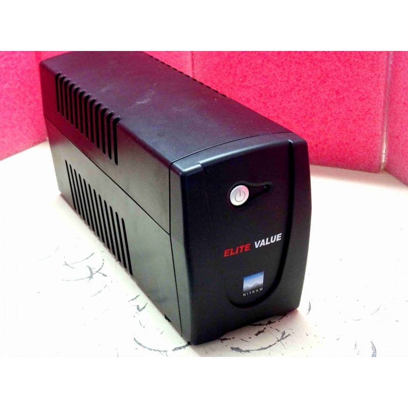 [Nitram Elite Value 600E IEC] Onduleur Nitram Elite Value 600E IEC - 600VA / 360W - Châssis Seul (Sans Batterie)