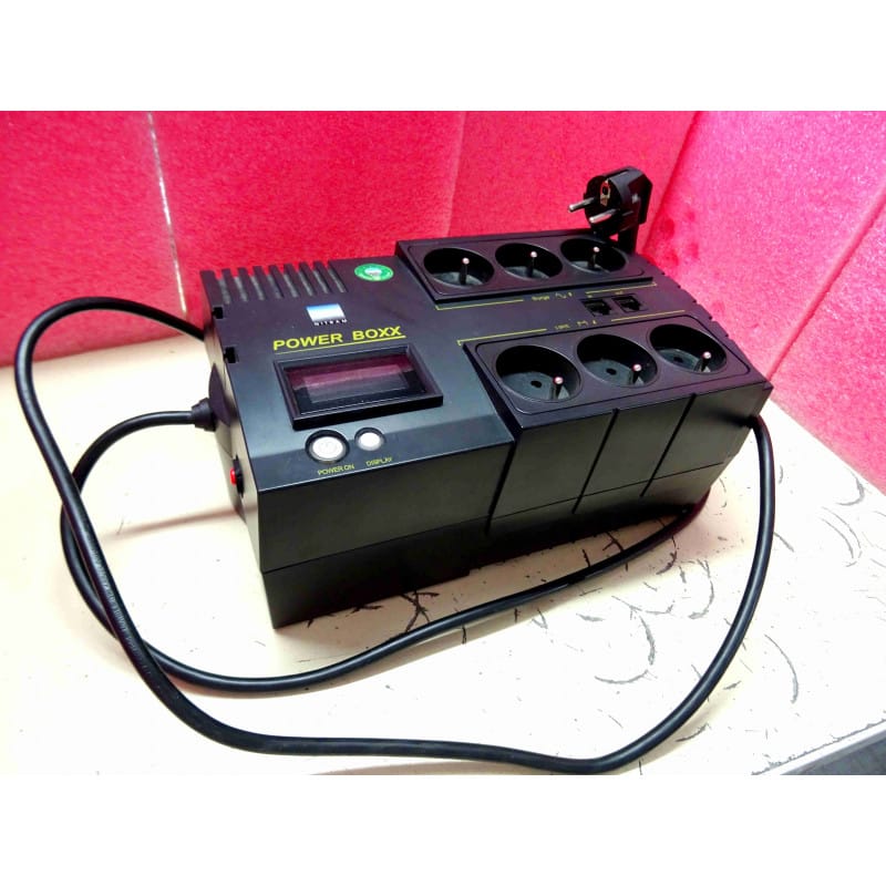 [PB650LCD] Onduleur Nitram Power Boxx PB650LCD - 650VA / 390W - Avec Batterie Neuve