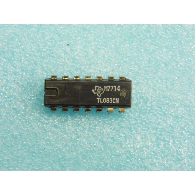 TL083CN / TL 083 CN - Double Amplificateur Opérationnel à Entrées JFET avec Réglage d'Offset DIP-14