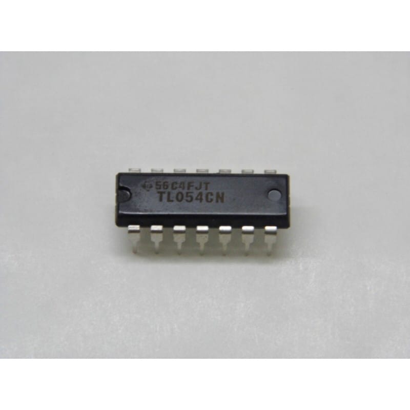 TL054CN / TL 054 CN - Quadruple Amplificateur Opérationnel de Précision à Entrées JFET DIP-14