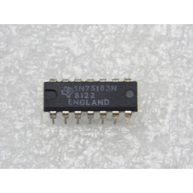 Lot de 2 × SN75183N / SN 75183 N - Double Émetteur de Ligne Différentielle DIP-14